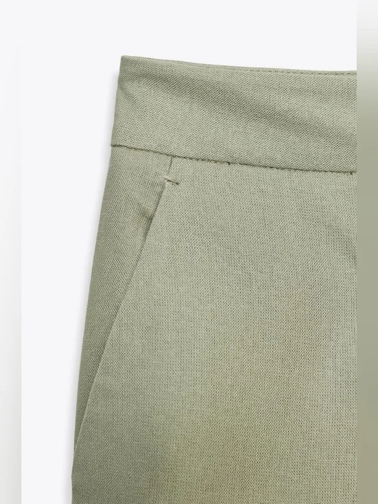 LINEN LONG VEST WITH STRAIGHT LEG LINEN PANTS SIZE XS/S - Picture 13 of 13